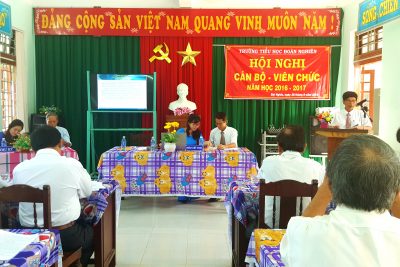 Hội nghị CB-VC năm học 2016-2017