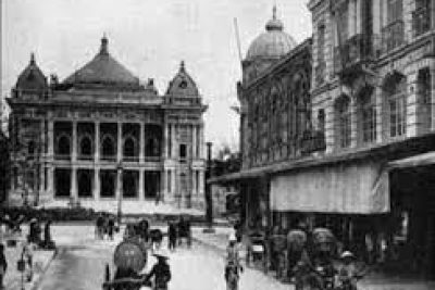 phố Tràng Tiền Hà Nội năm 1905